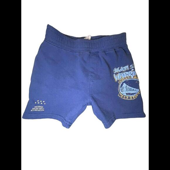 Kids NBA Golden State Warriors shorts. Size 18-24 - Picture 1 of 2